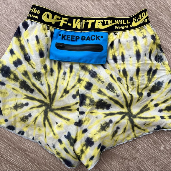 Off-White Nike tie dye running shorts M - Picture 6 of 8